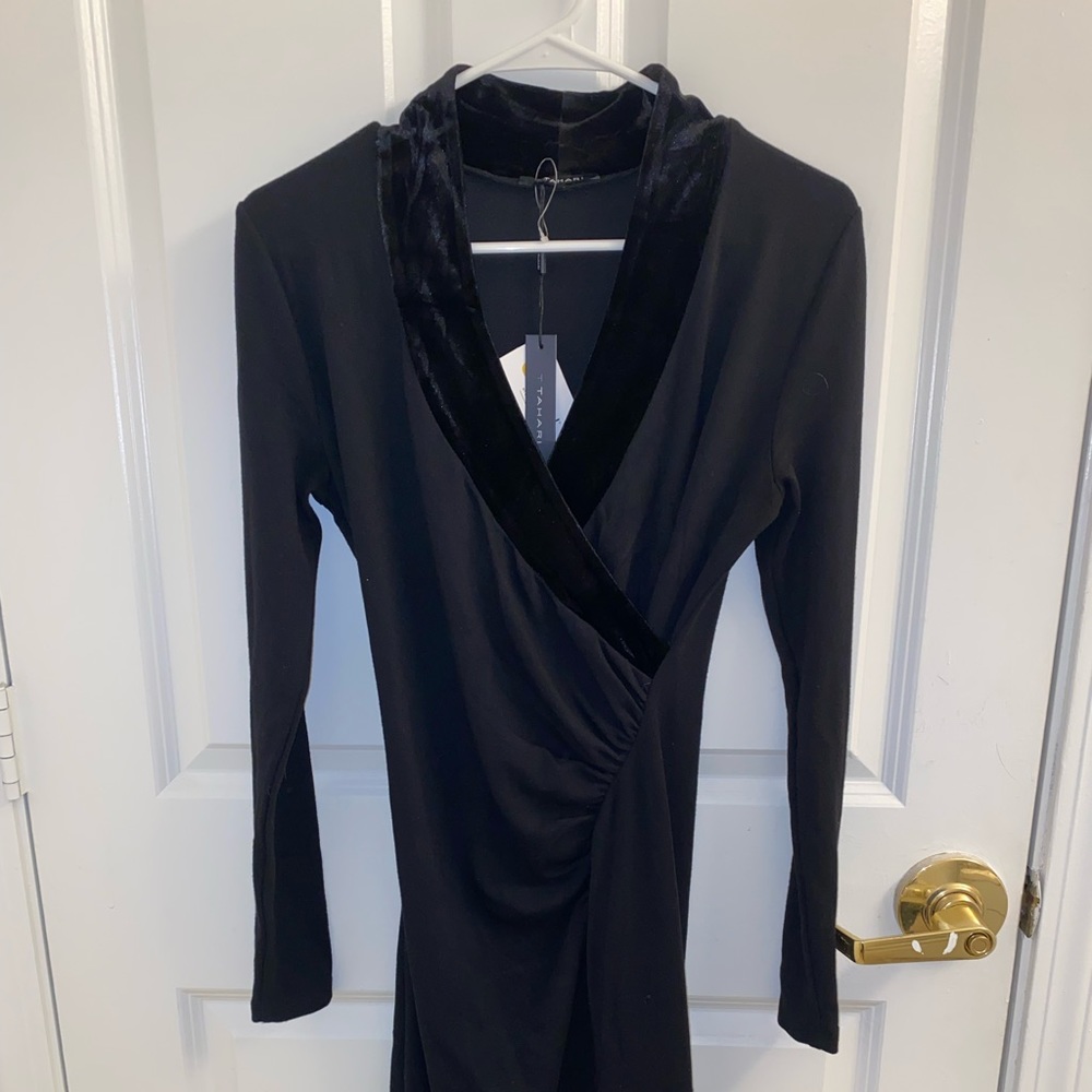Tahari Velvet Dress